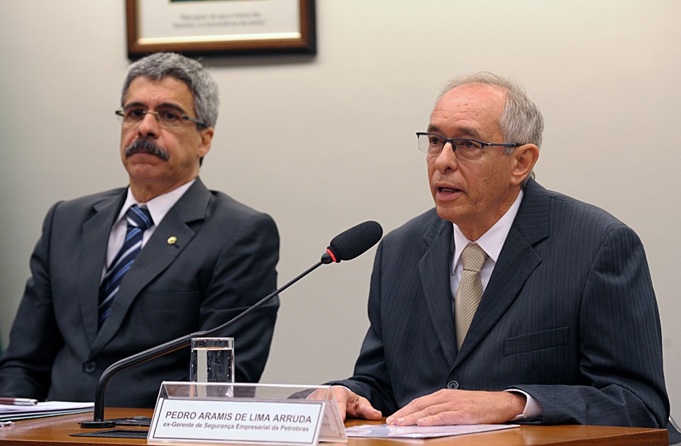 Pedro Aramis: depoimento contundente contra a versão oficial da Petrobras. | Nilson Bastian / Câmara dos Deputados