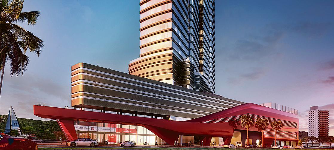 Imponente, residencial lançado no final de 2013 terá 252 apartamentos com área privativa de 250 m² e preço a partir de R$ 3,5 milhões. | Fotos: Divulgação