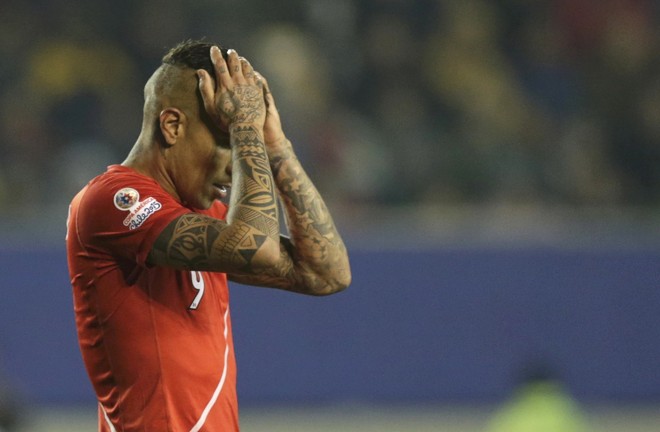 Guerrero, astro do futebol peruano, lamenta chance perdida | UESLEI MARCELINO/REUTERS
