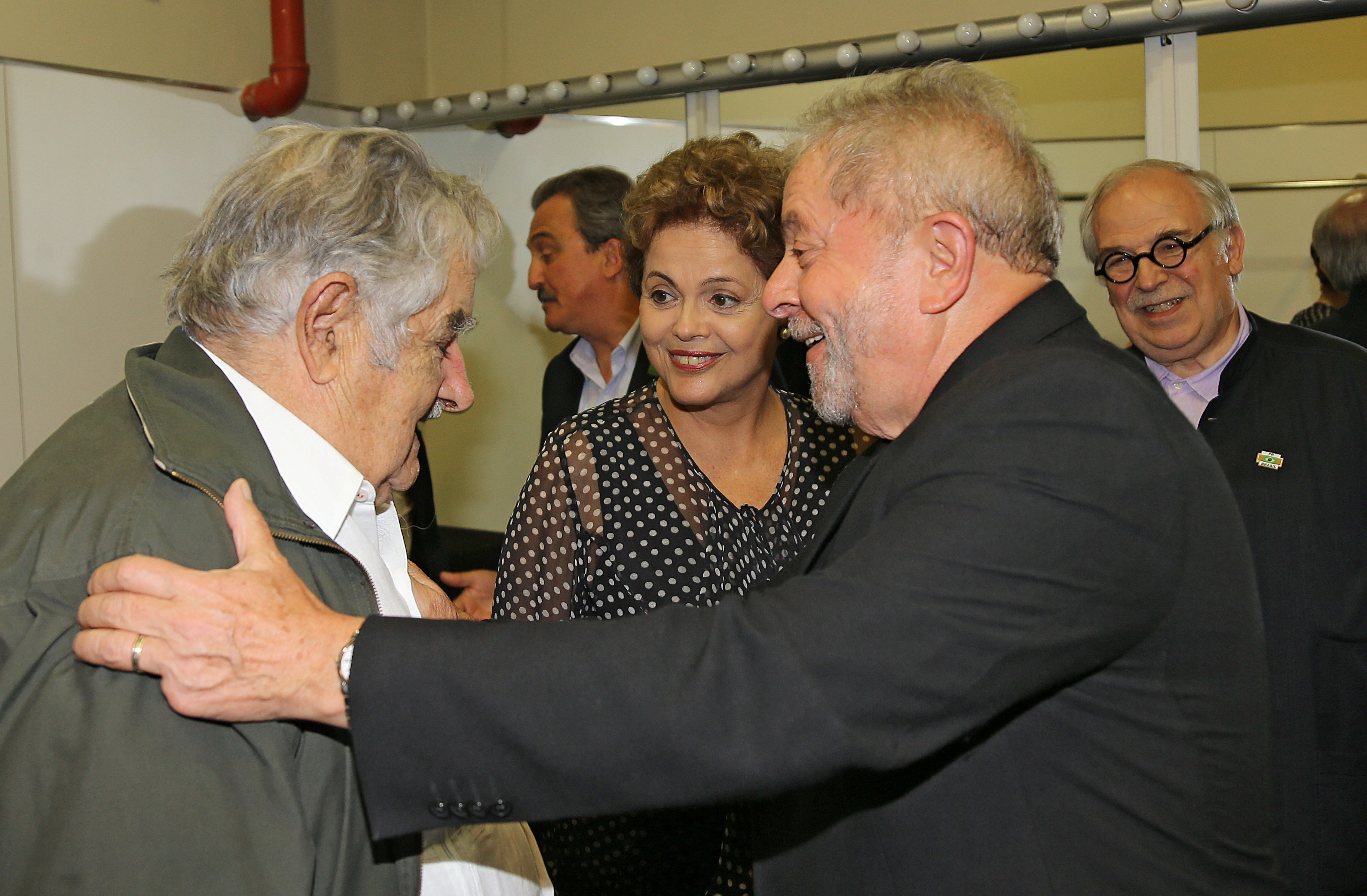 Mujica e o ex-presidente Lula: explicações sobre frase polêmica relacionada ao Mensalão. | Ricardo Stuckert/Instituto Lula
