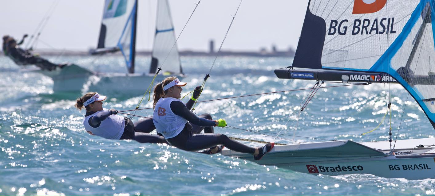 Martine Grael e Kahena Kunze conquistaram ouro na terceira etapa da Copa do Mundo de Vela | CBVela/Divulgação