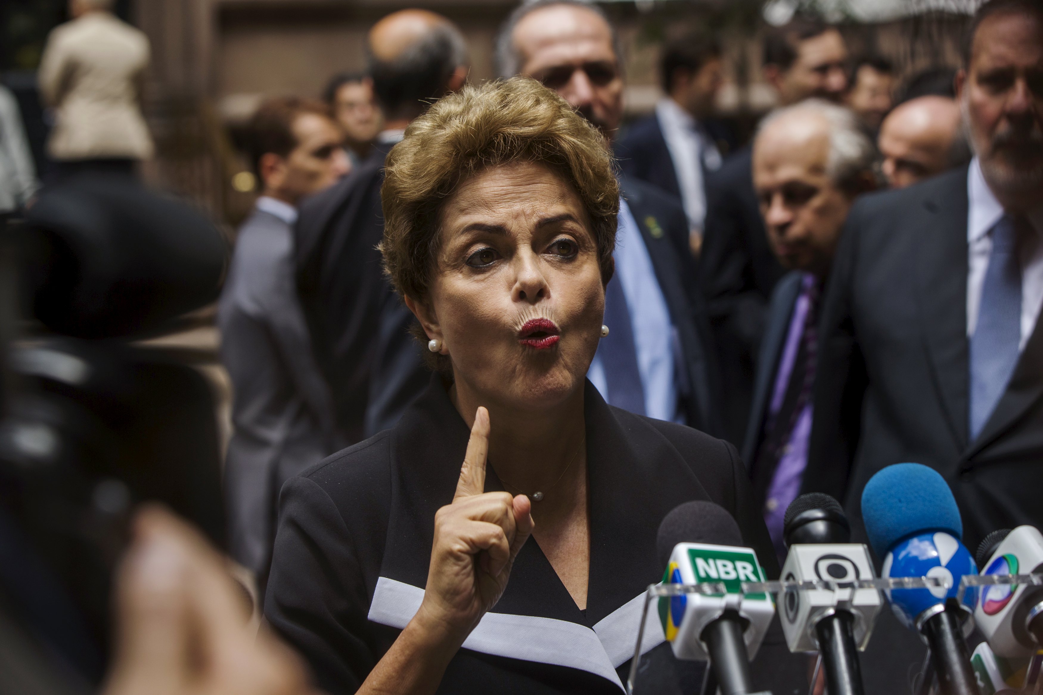 Dilma Rousseff em Nova York: “Tentaram me transformar em delatora”. | Lucas Jackson/Reuters