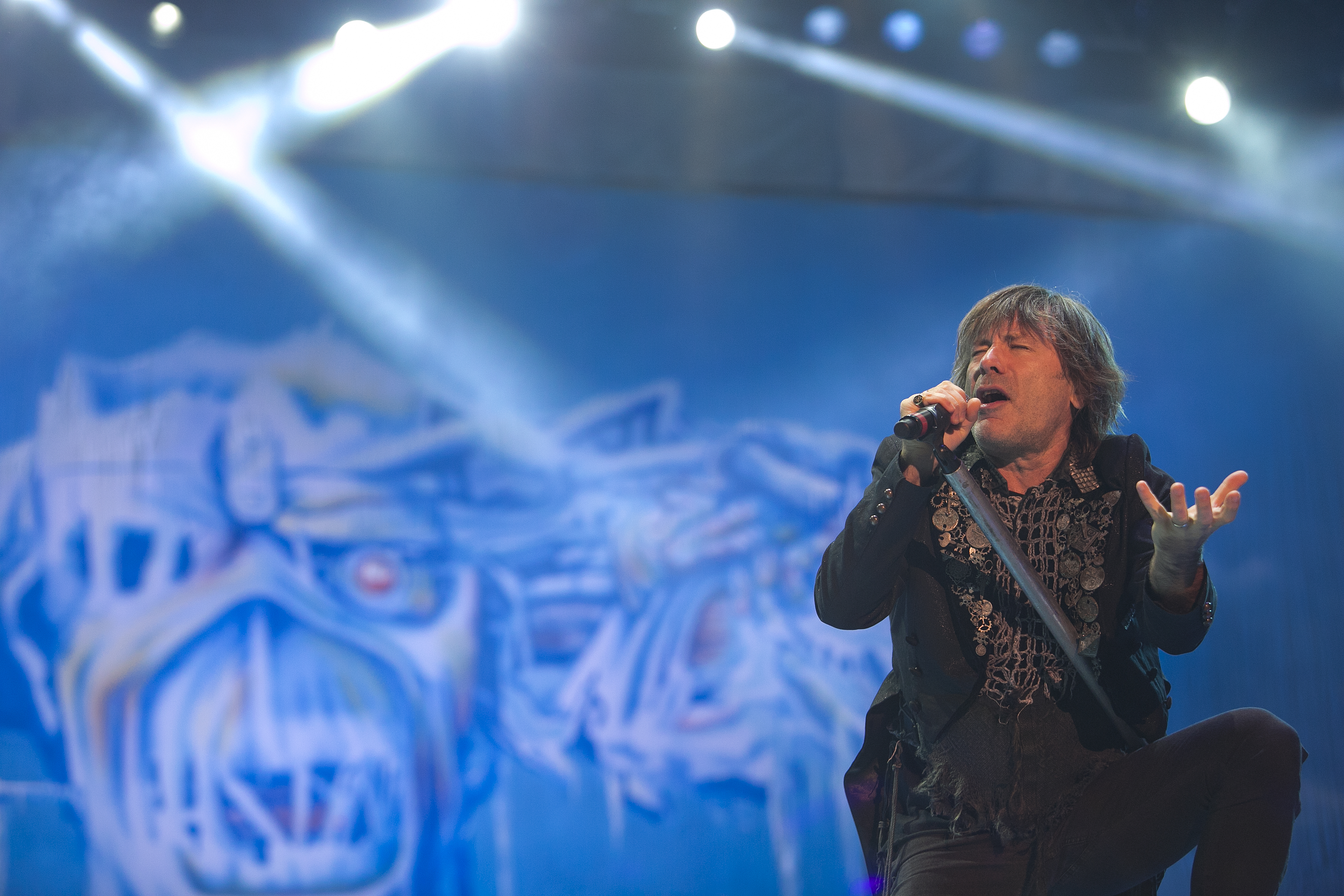 Iron Maiden durante show em Curitiba em 2013 | Marcelo Andrade /Gazeta do Povo