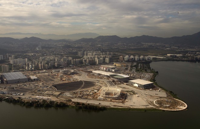 Visão geral do Parque Olímpico da Barra, no Rio de Janeiro, que receberá a maioria das modalidades durante a Olimpíada. | Marcelo Sayão/EFE