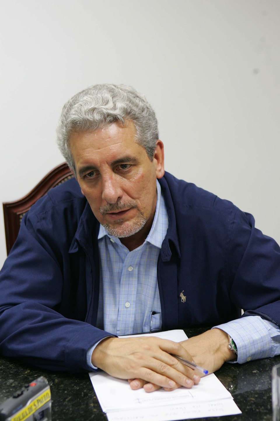 Pizzolato decidiu não almoçar nesta quinta-feira (11). | Antonio Gauderio /Folha Press