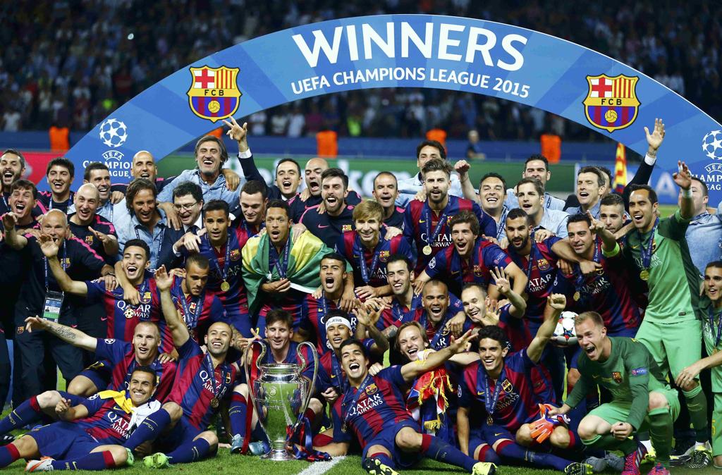Barça conquistou a Liga dos Campeões pela quinta vez na história | KAI PFAFFENBACH/REUTERS