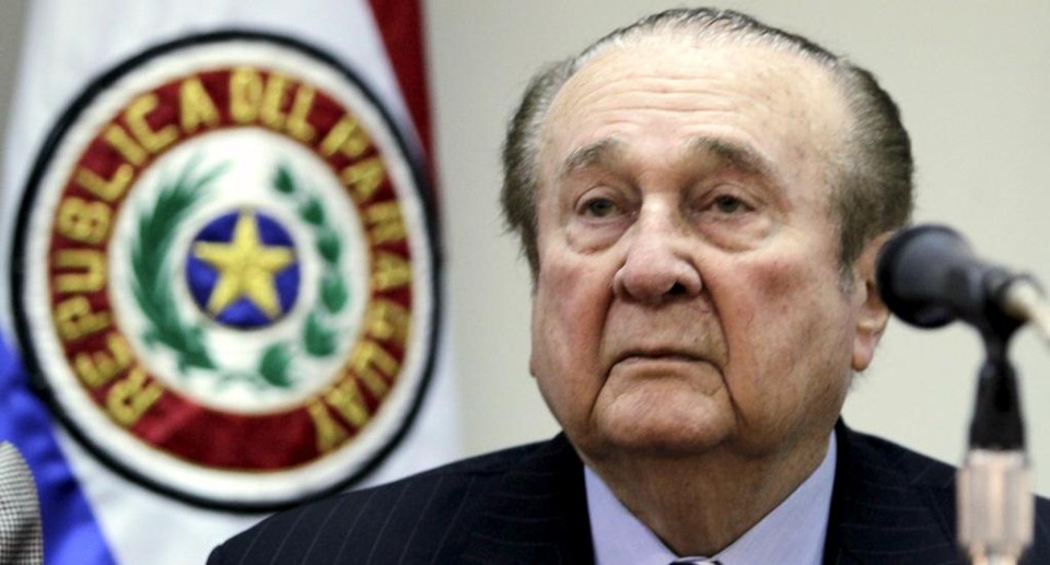 Ex-presidente da Conmebol desviou R$ 4,6 milhões, denuncia jornal Leóz foi condenado pela Justiça paraguaia à prisão domiciliar por envolvimento em esquema de corrupção | Jorge Adorno/REUTERS