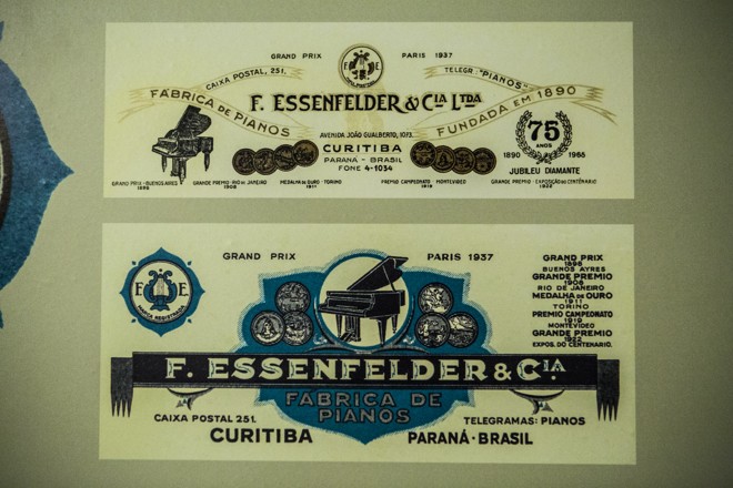 Um dos anúncios da Essenfelder, que encerrou as atividades em 1996. | Brunno Covello/Gazeta do Povo