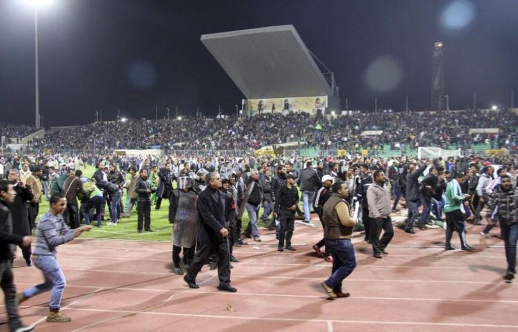 Tumulto no estádio em Port Said, em 2012, resultou em 74 mortes; | /EFE