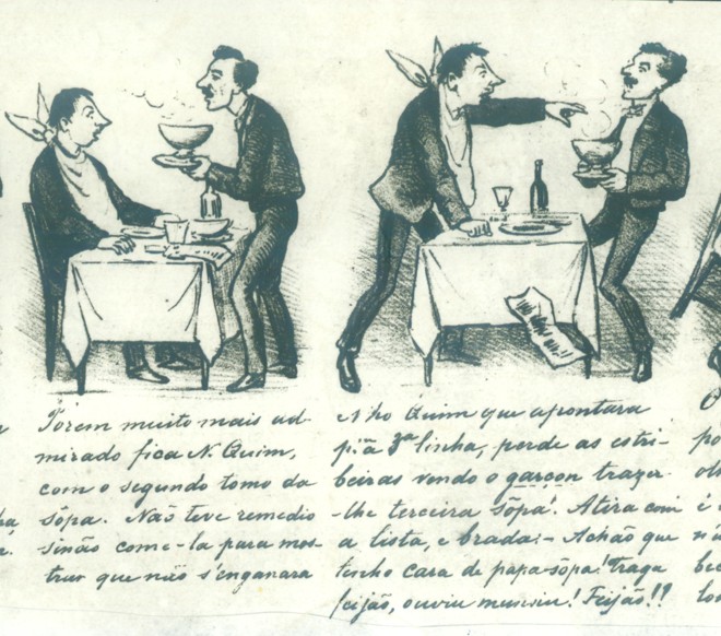 “As Aventuras de Nhô Quim” , de Angelo Agostini , série iniciada em 1869 | Reprodução