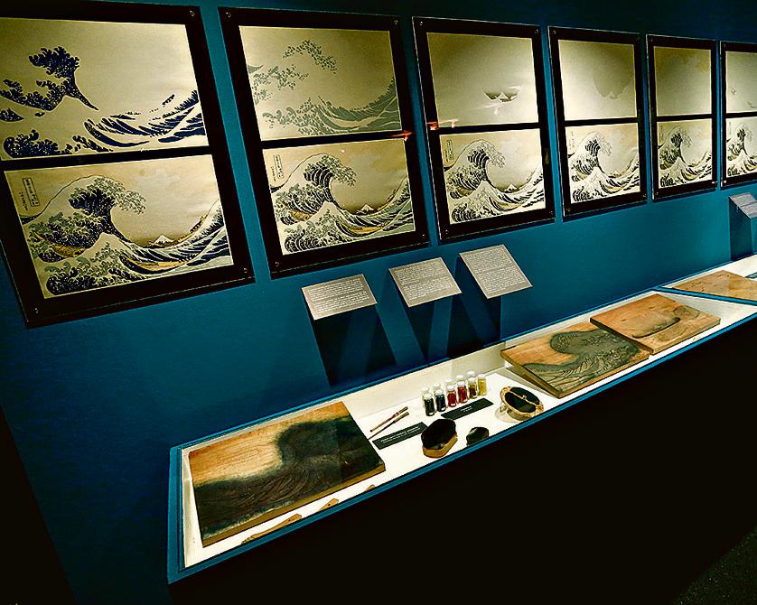 Visitante poderá ver passo a passo a produção dentro da técnica ukiyo-e. | Hugo Harada/Gazeta do Povo