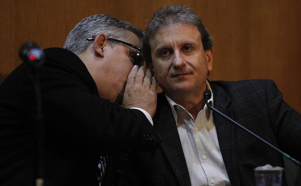 O advogado Figueiredo Basto (esq.) e Youssef: colaboração envolveria fatos recentes, mas sigilosos. | Jonathan Campos/Gazeta do Povo