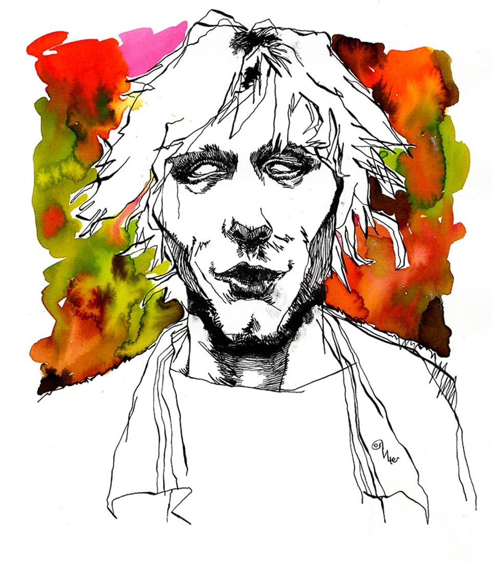 Documentário faz de Kurt Cobain um espectro assustador Filme tem somente duas sessões em Curitiba. | Ilustração: Osvalter Urbinati
