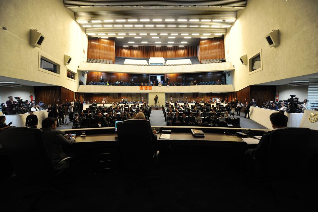 Plenário da Assembleia: oposição contra-ataca. | Pedro Oliveira/Alep