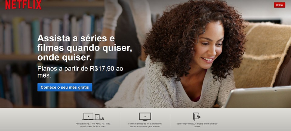 Por enquanto, receita do Netflix vem só das assinaturas | /Reprordução