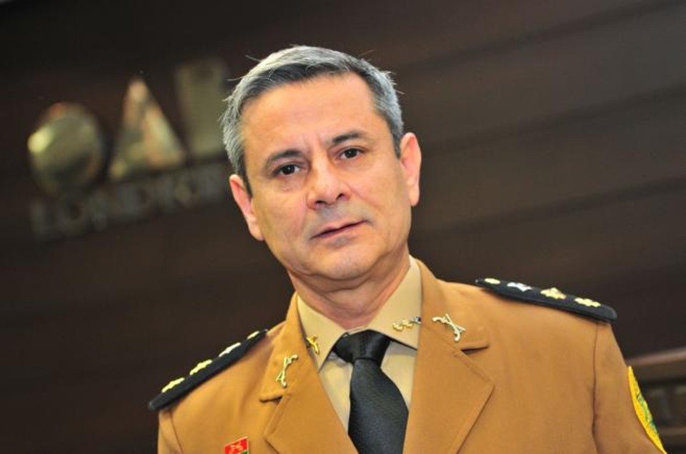 Tenente-coronel Mauro Rolim de Moura é responsável pelo comando dos cinco batalhões de PMs e quatro companhias no Norte do Paraná | Arquivo/AEN/Cabo Manoel Gomes
