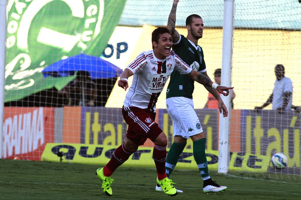 Tricolor venceu por 2 a 1 a equipe goiana. | Nelson Perez/
Fluminense F.C