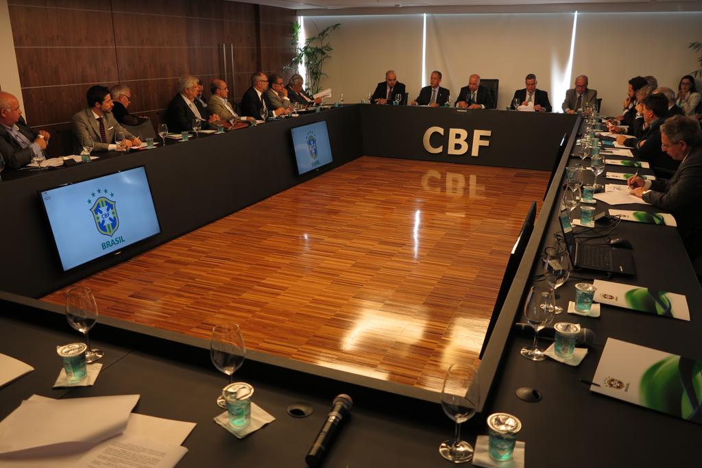 Clubes pressionaram presidente da CBF, Marco Polo Del Nero, em reunião no Rio de Janeiro. | Divulgação/CBF