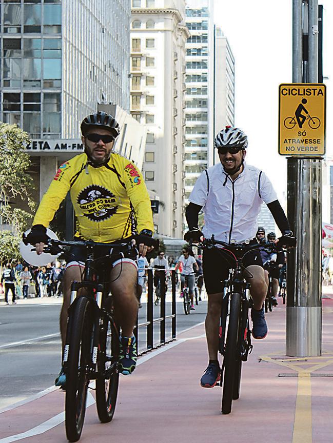 A via para bicicletas tem 4 km. | André Tambucci/Fotos Públicas