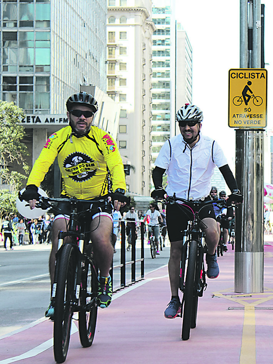 A via para bicicletas tem 4 km. | André Tambucci/Fotos Públicas