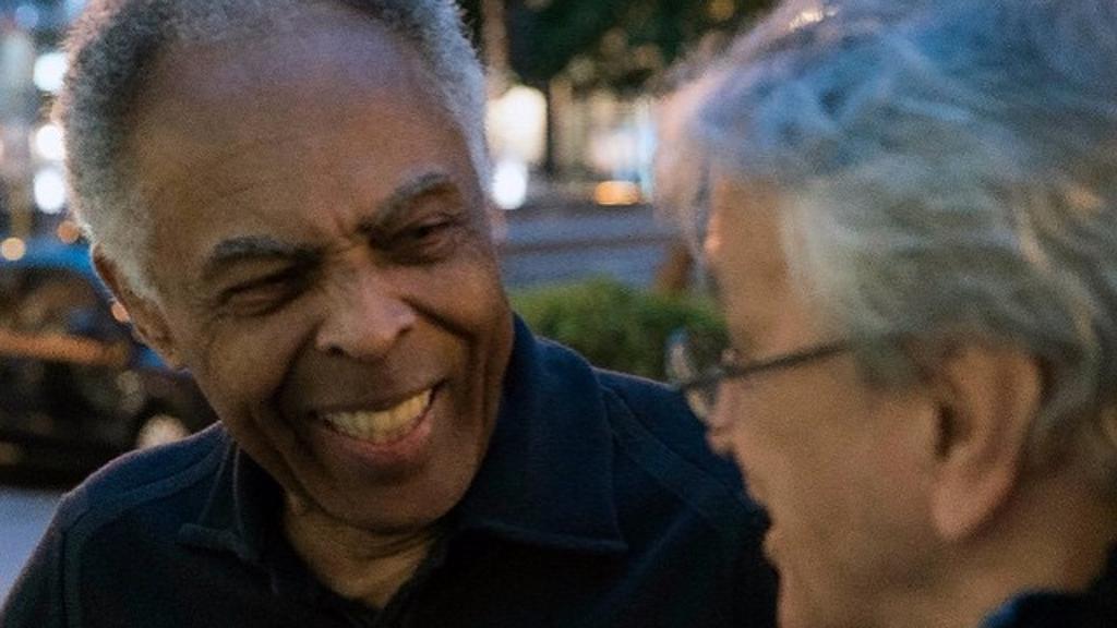 Gil e Caetano em Bruxelas, onde se apresentam nessa segunda-feira (29) | Divulgação/