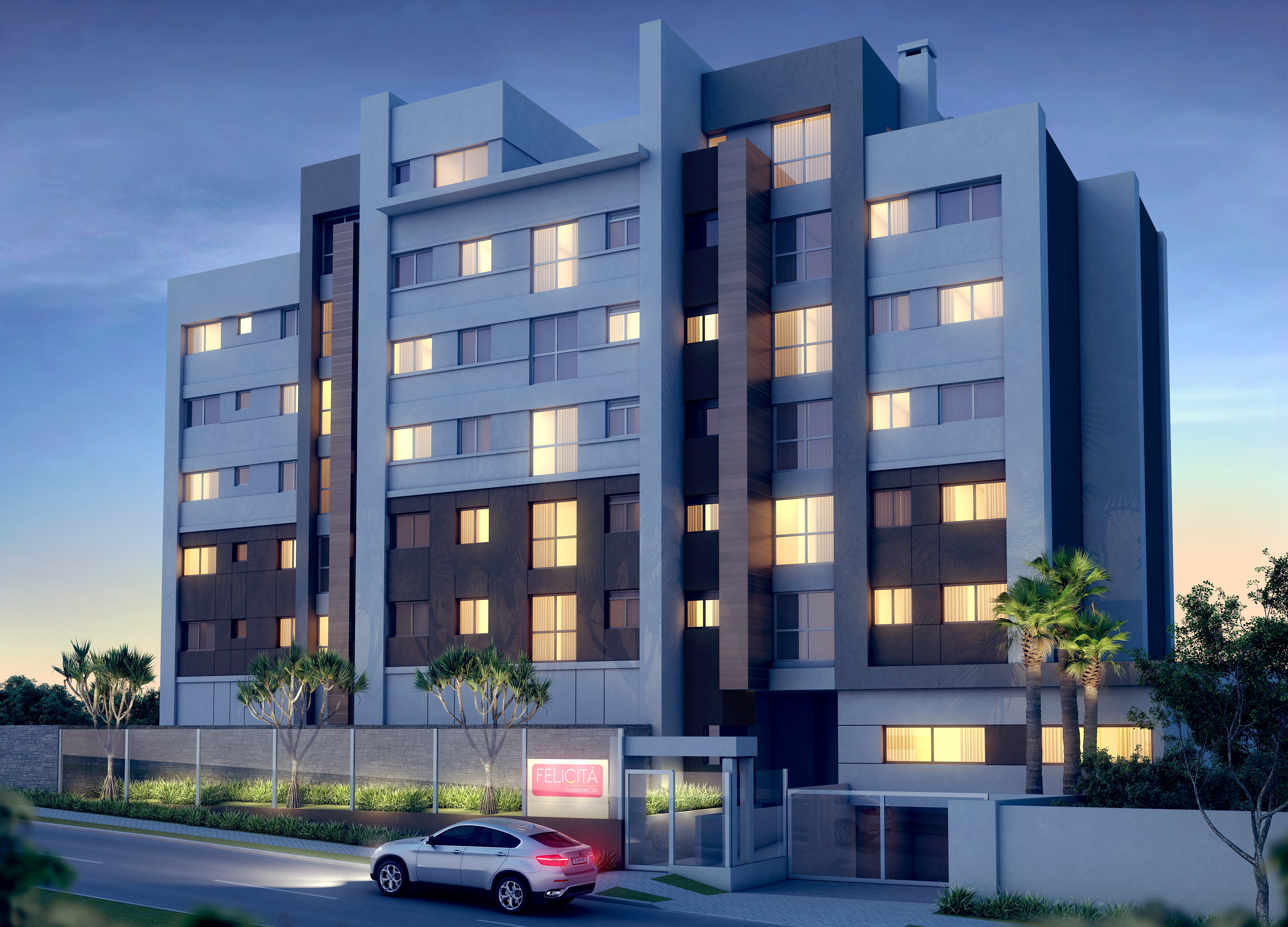 Felicità terá 67 apartamentos e bosque de sete mil m². | Divulgação