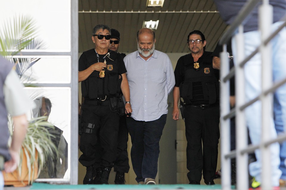 João Vaccari Neto na sede da PF: mais um pedido de liberdade negado pela Justiça. | Antônio More/Gazeta do Povo