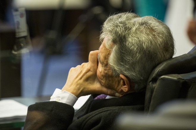 O “divã” de Luiz Carlos Martins (PSD). | Henry Milleo/Gazeta do Povo