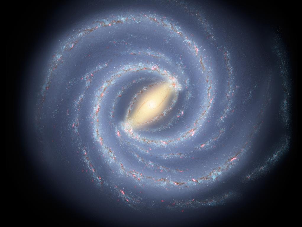 Concepção artística da Via Láctea feita para a Nasa. | /Nasa