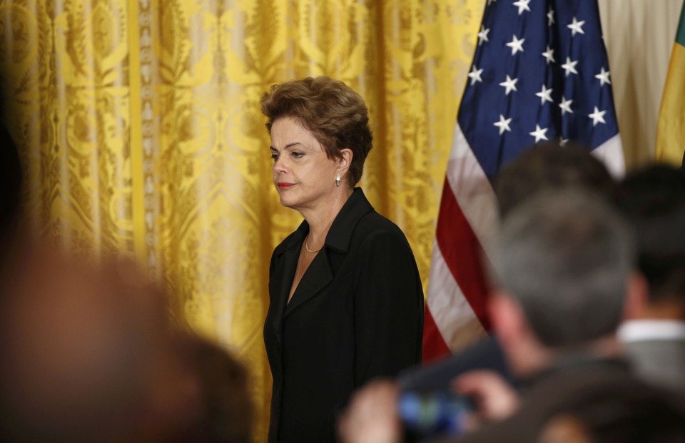 Dilma durante passagem pelos Estados Unidos: frases infelizes segundo aliados. | Kevin Lamarque/Reuters