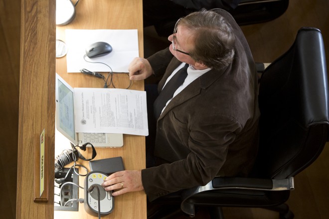 O Colpani (PSB) também chegou. | Henry Milleo/Gazeta do Povo