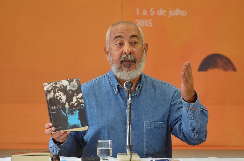 Leonardo Padura durante coletiva na Flip | Tânia Rêgo/Agência Brasil