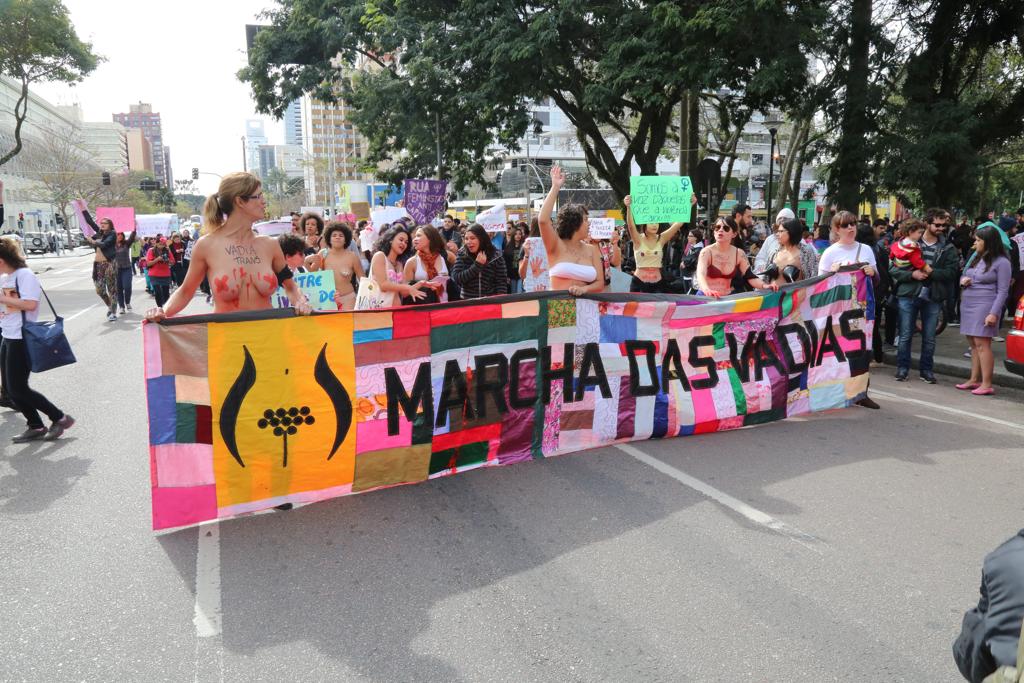 O público estimado para a manifestação da Marcha das Vadias é de 600 pessoas. | Ivonaldo Alexandre/Gazeta do Povo