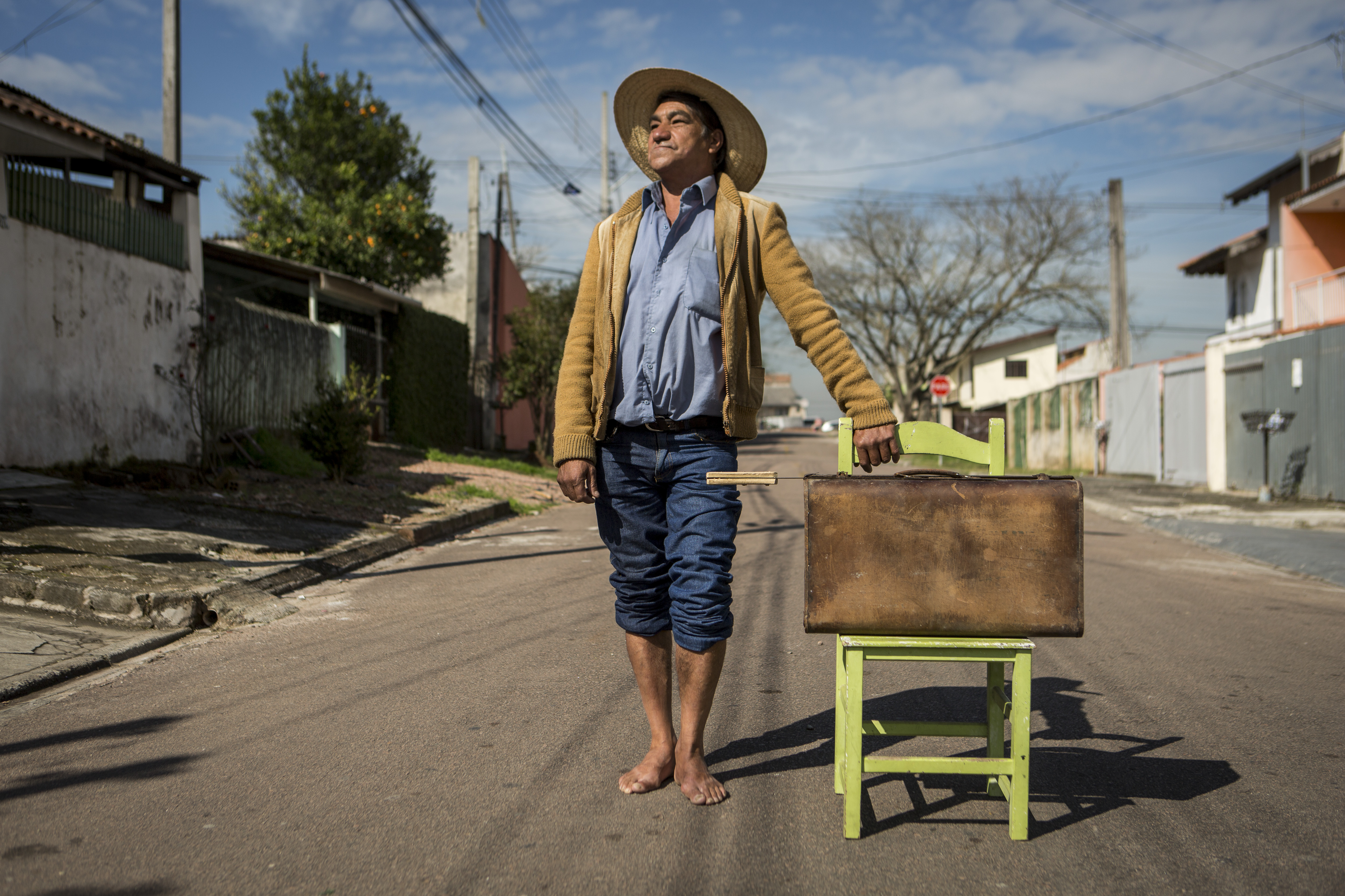 Antônio Pereira da Silva, no Sítio Cercado: ex-agricultor é referência em cafeicultura na vila. | Marcelo Andrade/Gazeta do Povo