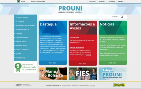 MEC divulga resultado da 2ª chamada do Prouni | /