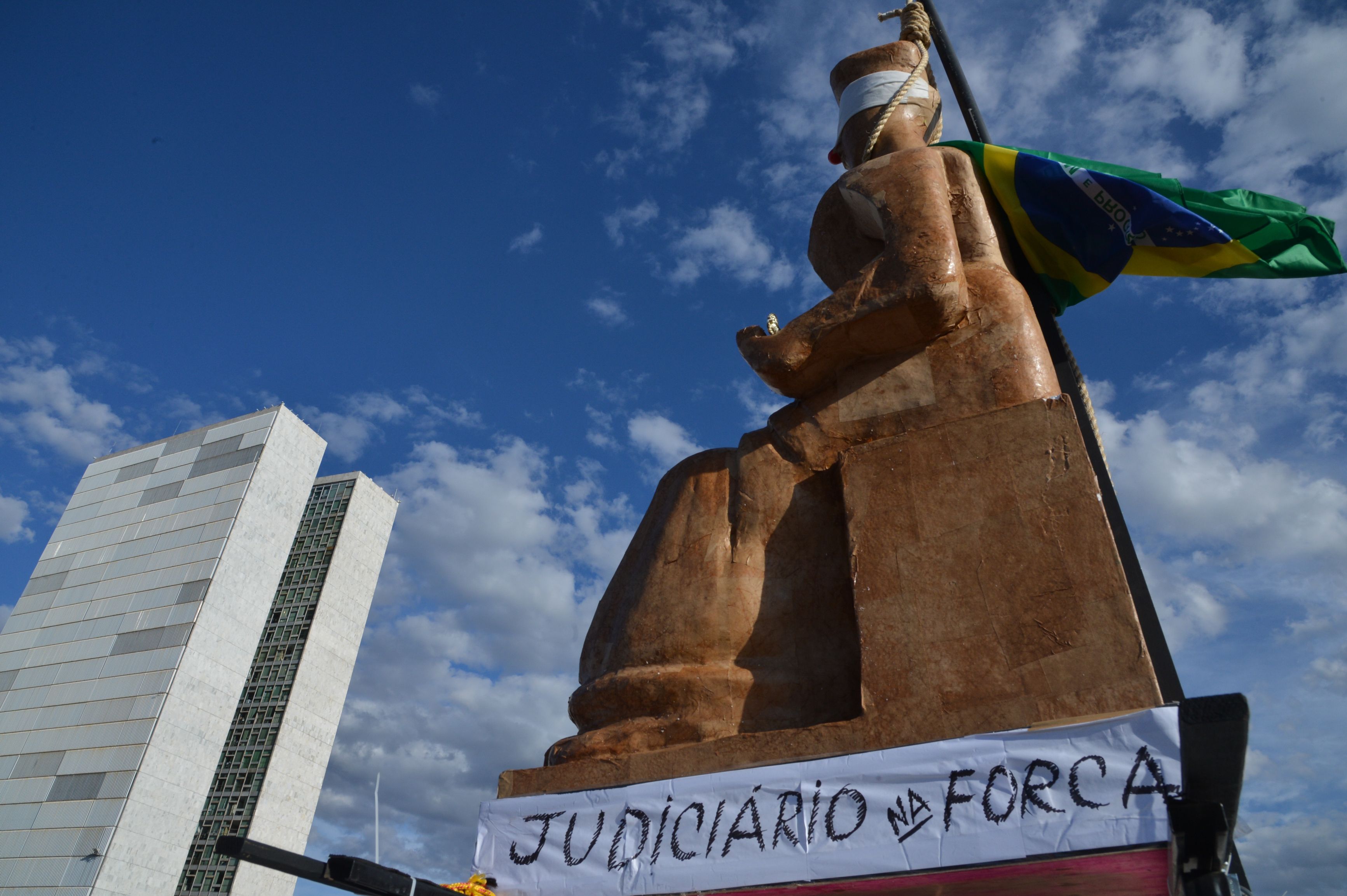 Servidores da Justiça seguem protestando por todo o país. | Valter Campanato/Agência Brasil