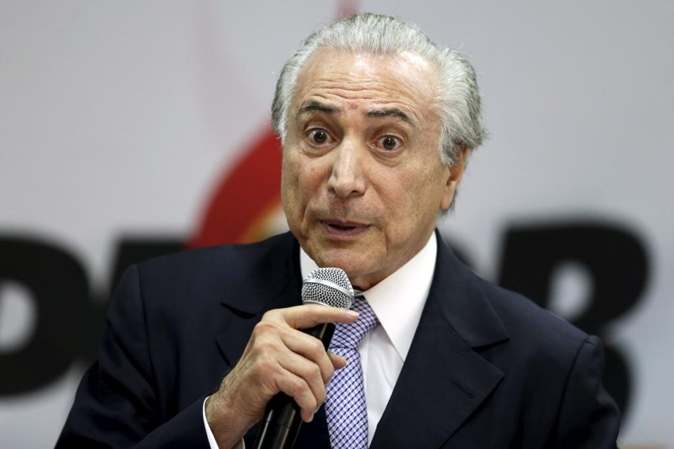 Ainda na apresentação, Temer foi questionando sobre os problemas no Congresso e o rompimento de Eduardo Cunha com o governo | UESLEI MARCELINO/REUTERS