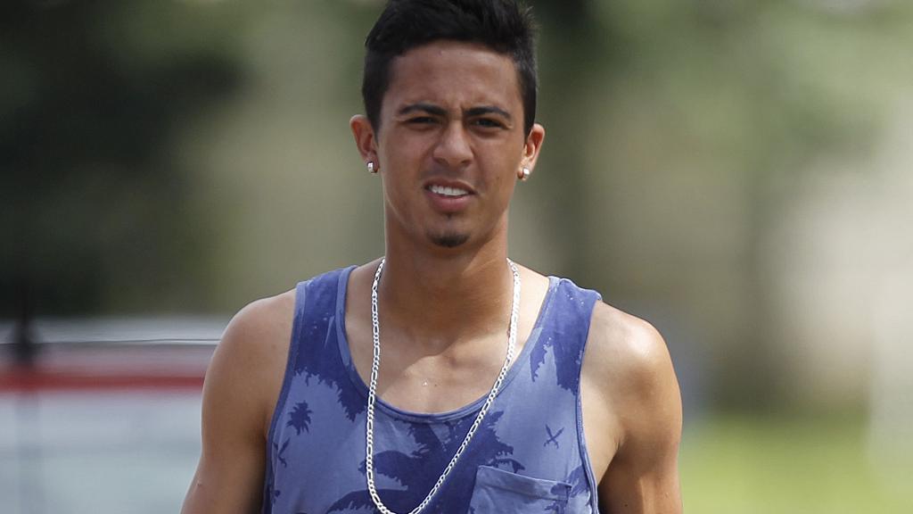 O atacante Diogo de Freitas, de 19 anos, filho do maior artilheiro do Paraná, Saulo de Freitas, não emplacou na Vila Capanema. | Jonathan Campos/Gazeta do Povo