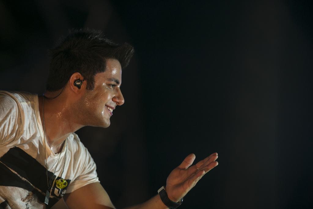 Cantor Cristiano Araújo em show do Country Festival, em Pinhais, no ano passado. | Marcelo Andrade/Gazeta do Povo