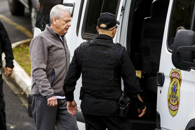 O ex-diretor da Odebrecht, Rogério Santos de Araújo, também integrou o comboio dos presos transferidos | Brunno Covello/Gazeta do Povo