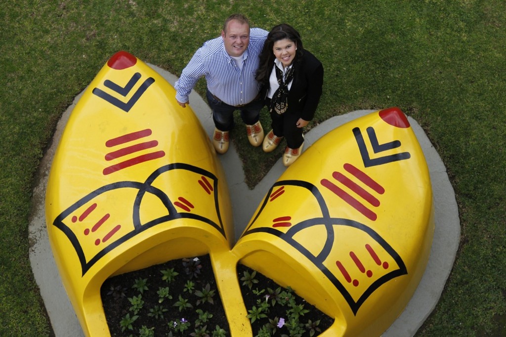 Jan Willem e Milenne Pontes Wolthuis:  vínculo com cooperativa de turismo impulsionou a demanda no Hotel De Klomp, em  Carambeí.