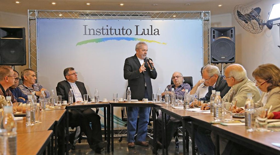 Lula no seu instituto. | Ricardo Stuckert/Instituto Lula