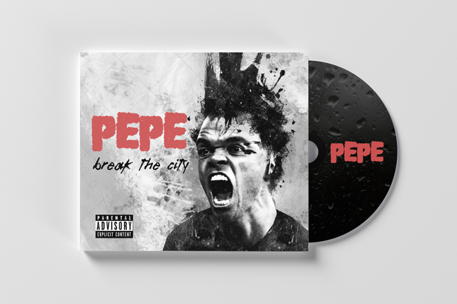 O futebol heavy metal de Pepe em uma capa que poderia embrulhar o próximo lançamento do Sepultura. | Emilio Sansolini