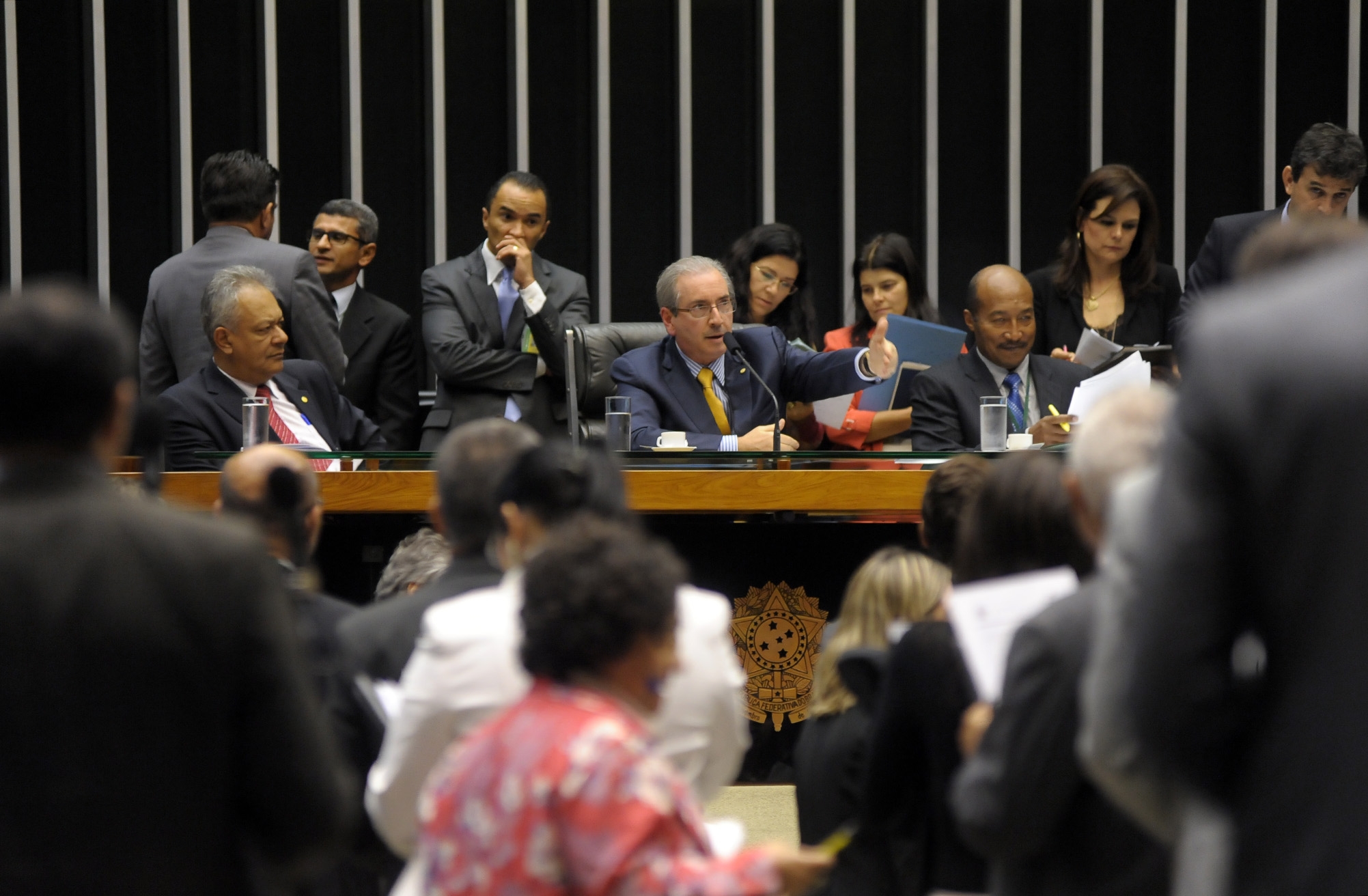 Sessão da votação da reforma política na Câmara: autorização para que empresas façam doações eleitorais a partidos ficou para agosto. | Alex Ferreira