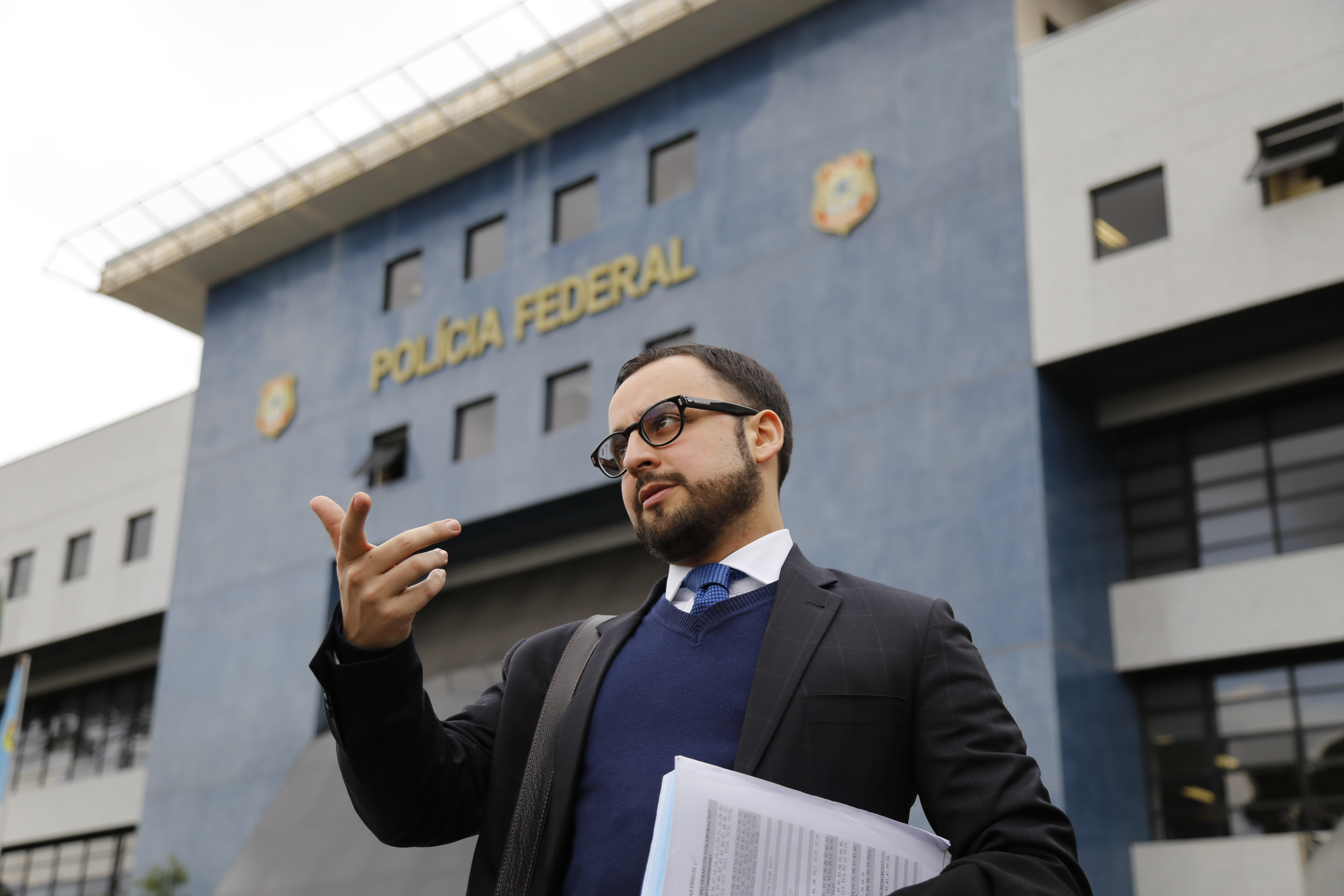 Tracy Reinaldet, advogado de Youssef: detalhamento de fatos. | Daniel Castellano/Gazeta do Povo