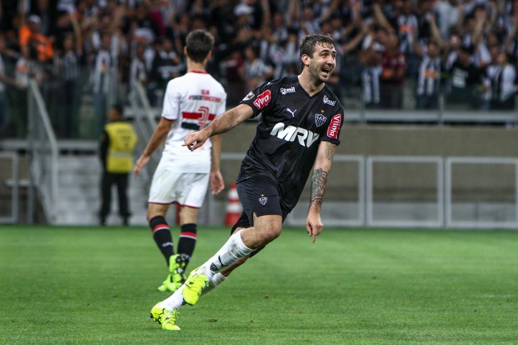 Lucas Pratto marcou três gols na vitória do Atlético-MG sobre o São Paulo. | Bruno Cantini/Atlético-MG