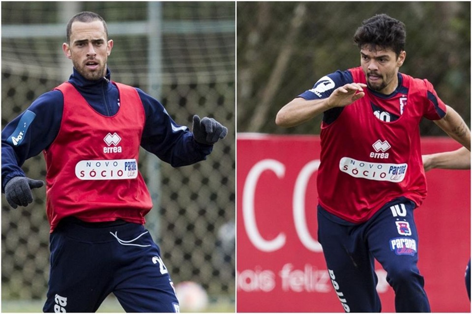 Rafael Costa e Fernando Viana, jogadores que deram a volta por cima no Paraná. | /Gazeta do Povo