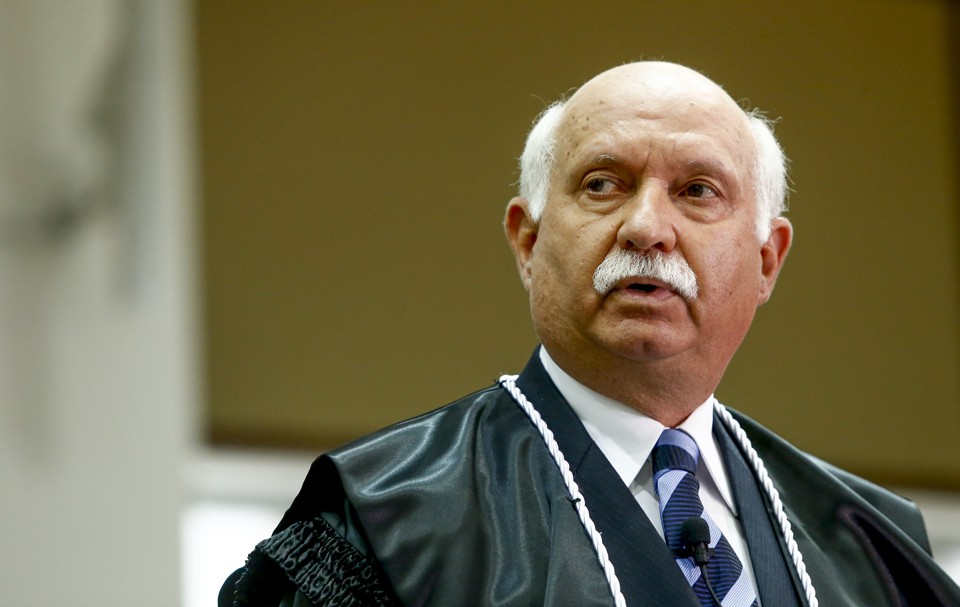 Paulo Vasconcelos, presidente do TJ-PR: afagos a Sergio Moro. | Hugo Harada/Gazeta do Povo