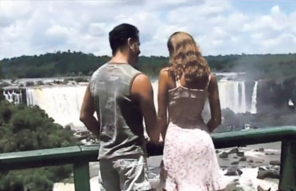 Atores do filme fizeram sexo em trilhas e mirantes do Parque Nacional do Iguaçu | Reprodução
