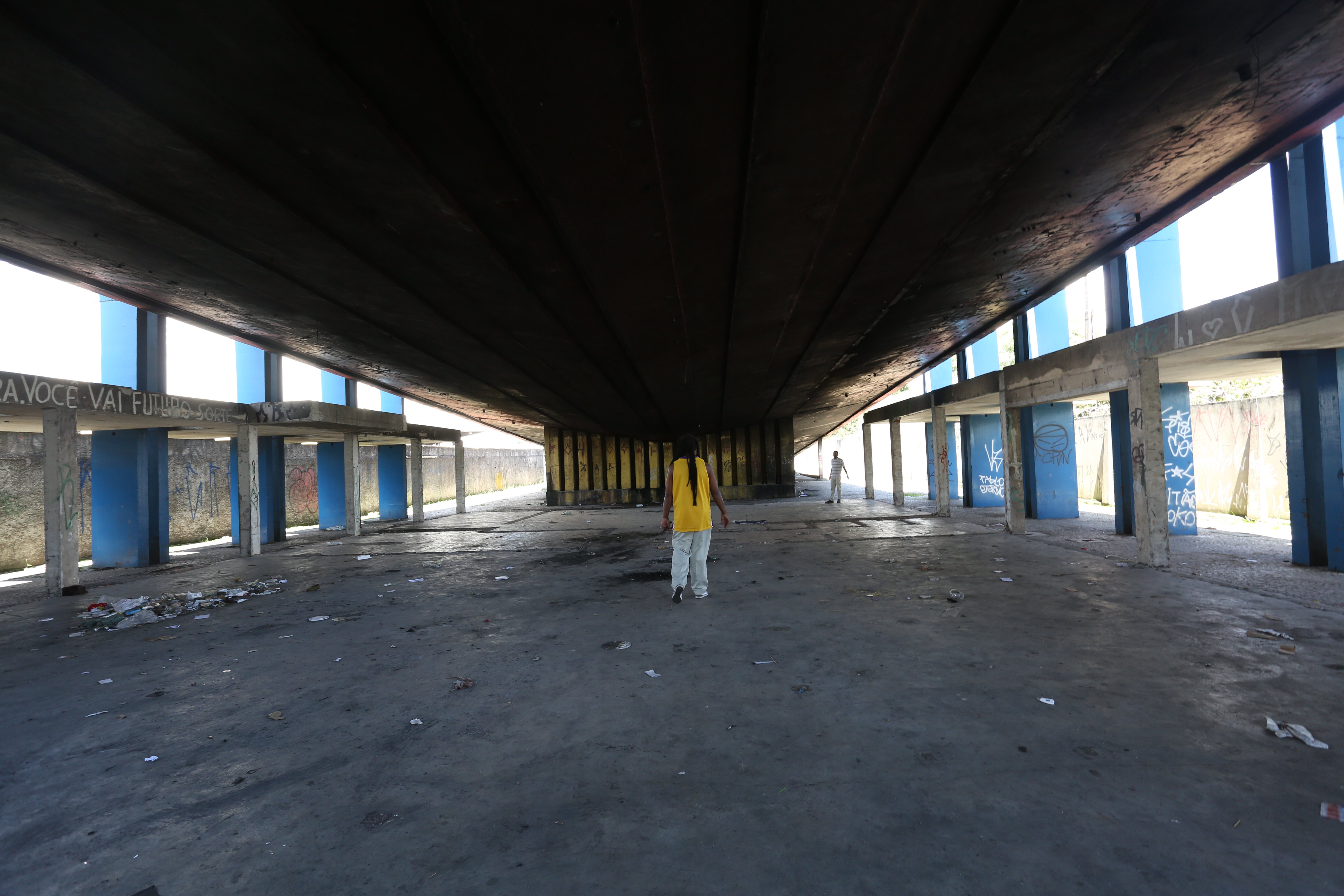 Viaduto Capanema, onde acontecerá o projeto RapPaz | Ivonaldo Alexandre/Gazeta do Povo